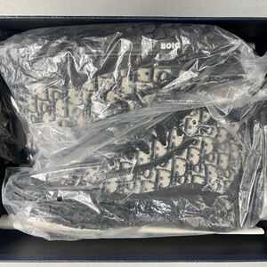 Dior Diorizon Oblique Canvas Hiking Sneakers Boots Black EU 47 Made Italy